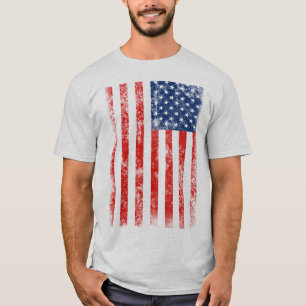 Camiseta Bandeira Americana Muito Legal Distendida