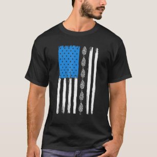 Camiseta Bandeira Americana Mycology Usa Morel Caça