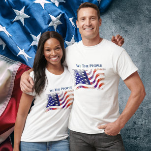 Camiseta Bandeira Americana, Nós Somos As Pessoas