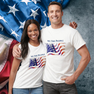 Camiseta Bandeira Americana - Nós somos as Pessoas - Camis