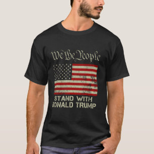 Camiseta Bandeira Americana Nós Somos As Pessoas Com Donald
