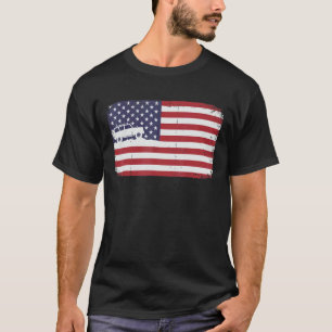 Camiseta Bandeira Americana Offroad 4º De Julho Fora Da Est