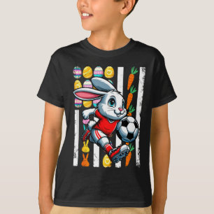 Camiseta bandeira americana ovos de páscoa coelho jogando f