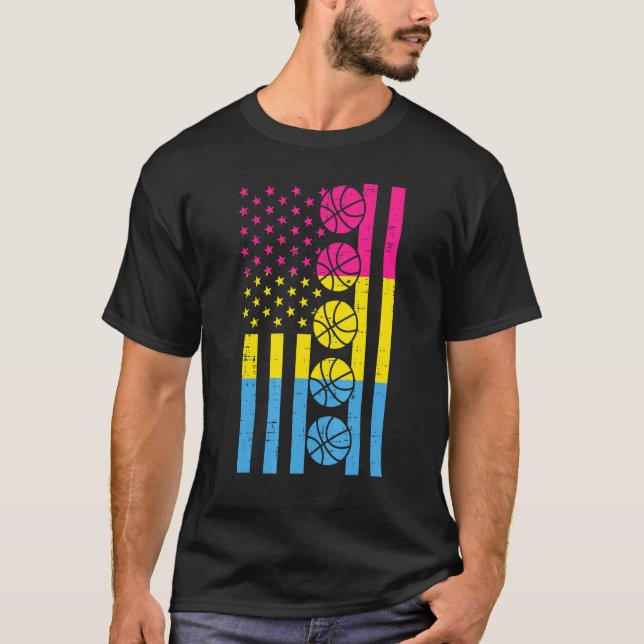 Camiseta Bandeira Americana Pan Orgulho Lg (Frente)