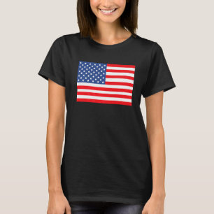 Camiseta Bandeira Americana Para Homens Crianças Meninas Ju