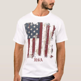Camiseta Bandeira Americana Patriótica