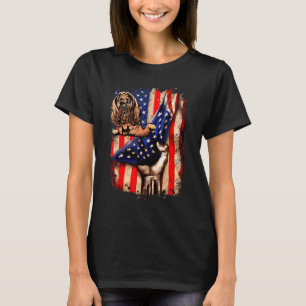 Camiseta Bandeira Americana Patriótica Bloodhound 1