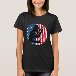 Camiseta Bandeira Americana Patriótica Eua Welder Prid Weld