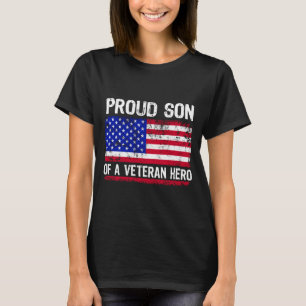 Camiseta Bandeira Americana Patriótica Filho Dia dos Vetera