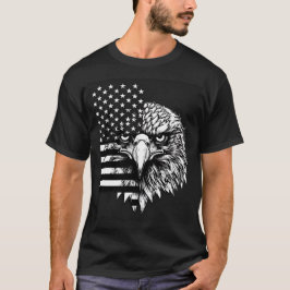 Camiseta Bandeira Americana Patriótica impressão