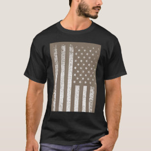 Camiseta Bandeira Americana Patriótica Para Homens American