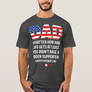 Camiseta Bandeira Americana Patriótica Retro dos EUA Pai de