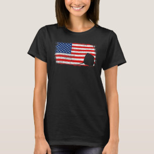 Camiseta Bandeira Americana Patriótica Stingray Vintage