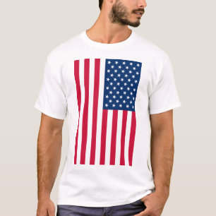 Camiseta Bandeira Americana Patriótica T-Shirt