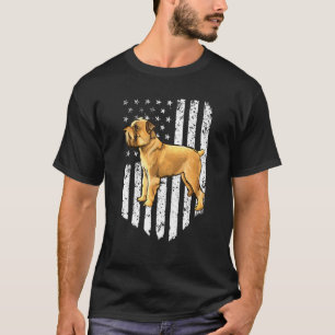 Camiseta Bandeira Americana Preto Branco Bruxelas Griffon 4