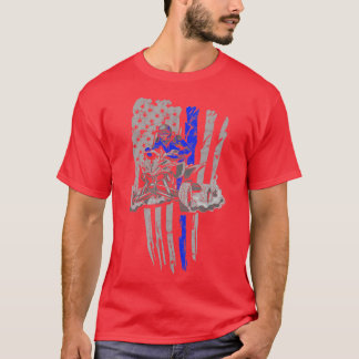 Camiseta Bandeira Americana Quatro Rodas Quad ATV Anel - AT