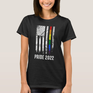 Camiseta Bandeira Americana Rainbow Usa Gay Lgbtq Lgbt Prid