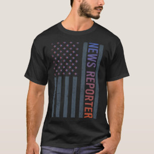 Camiseta Bandeira Americana - Repórter