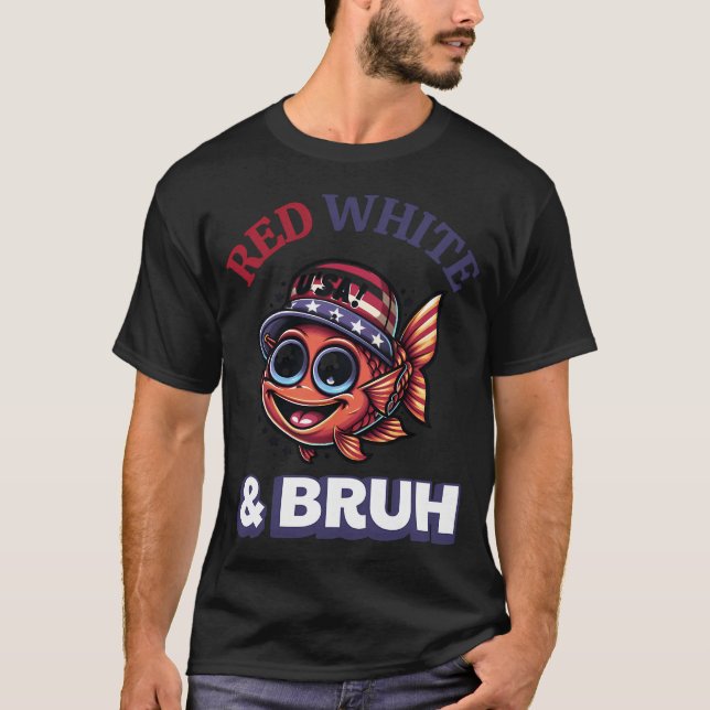 Camiseta Bandeira Americana Robalo Listrado O Striper Ameri (Frente)
