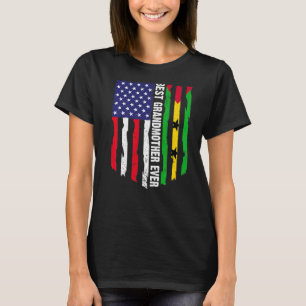 Camiseta Bandeira Americana & São Tomé E Príncipe Sinalizad