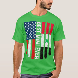 Camiseta Bandeira Americana Síria: Melhor Mimi Da Família N