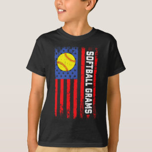 Camiseta Bandeira Americana Softll Gramas Jogador Softll En