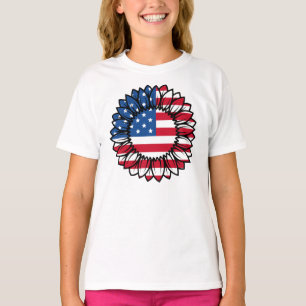 Camiseta Bandeira Americana Sunflower-32222