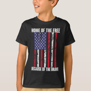 Camiseta Bandeira Americana Veterano Para Homens Mulheres C