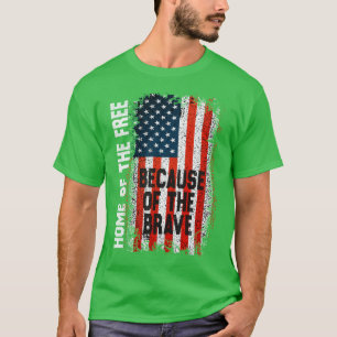 Camiseta Bandeira Americana Veterano Para Homens Mulheres C