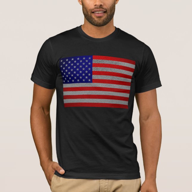 Camiseta Bandeira Americana Vintage (Frente)