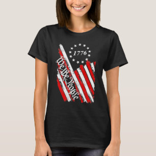 Camiseta Bandeira Americana Vintage 1776 Nós O Povo EUA 4 d