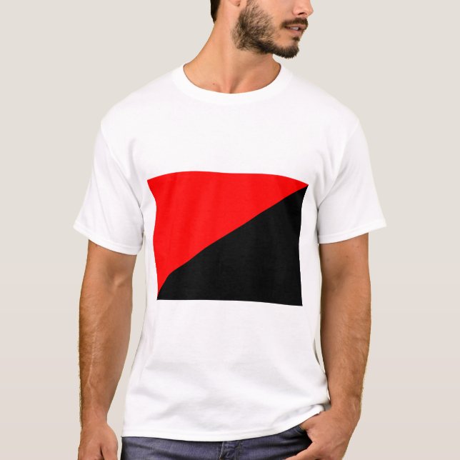 Camiseta Bandeira Anarquista (Anarquismo) (Frente)