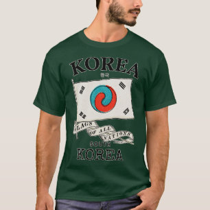 Camiseta Bandeira Antiga da Coreia do Sul