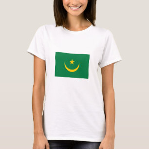 Camiseta Bandeira Antiga da Mauritânia
