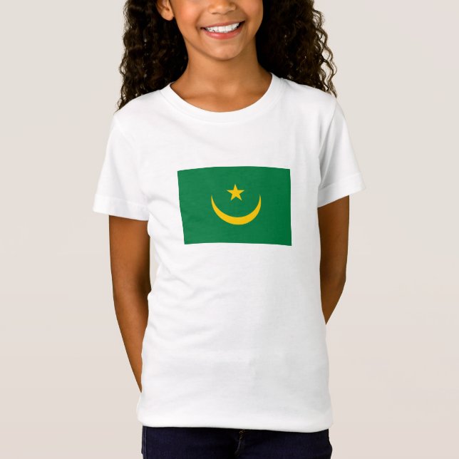 Camiseta Bandeira Antiga da Mauritânia (Frente)