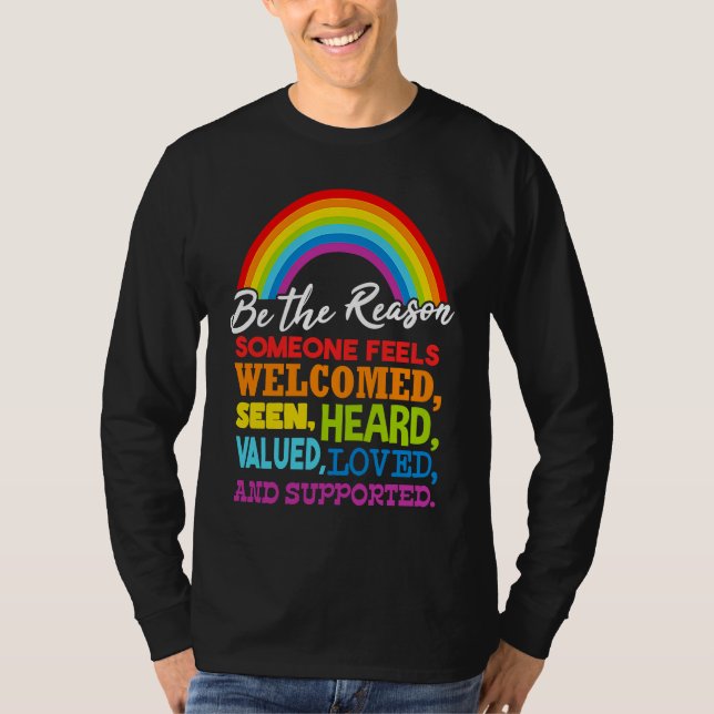 Camiseta Bandeira Arco-Íris LGBT (Frente)