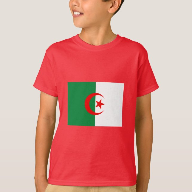 Camiseta Bandeira argelina (Frente)
