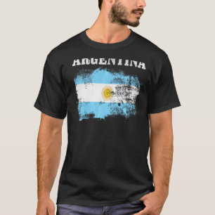 Camiseta Bandeira argentina argentina Vintage Orgulho argen