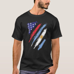 Camiseta Bandeira Argentina Cultivada Americana Patriotismo