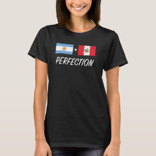Camiseta Bandeira argentina peruana Argentina Peru Mistura