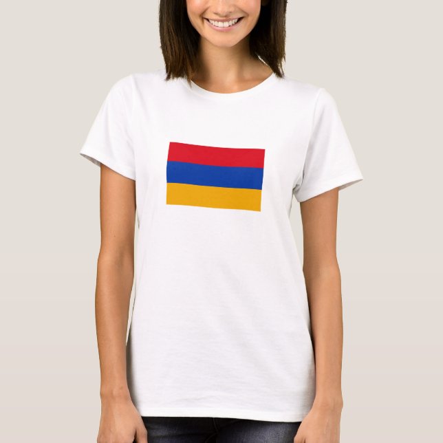 Camiseta Bandeira Armênio Patriótica (Frente)