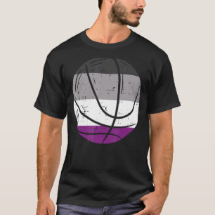 Camiseta Bandeira Asexual Basquete Lgbt Orgulho Ace Esporte