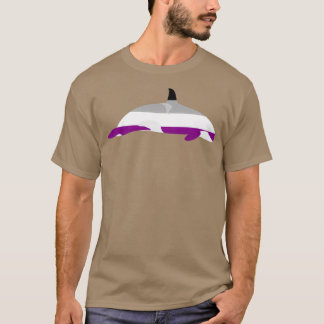 Camiseta Bandeira Asexual de Orca Feminino