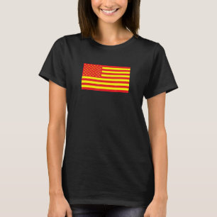 Camiseta Bandeira Asiático-Americana
