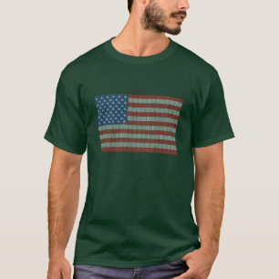 Camiseta Bandeira ateu dos EUA