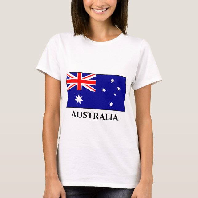 Camiseta Bandeira Austrália (australiana) (Frente)