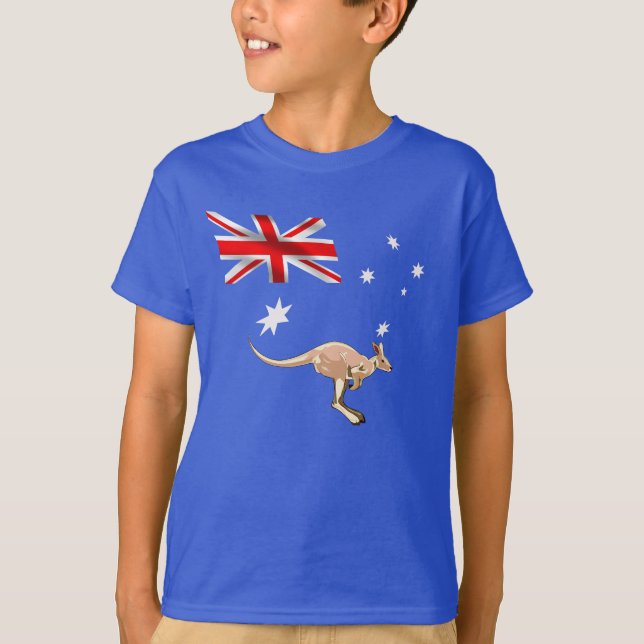 Camiseta Bandeira australiana (Frente)
