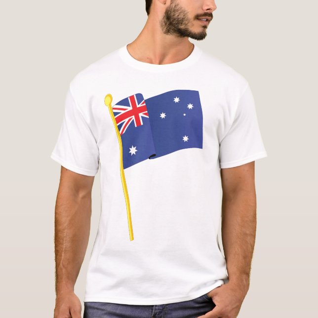 Camiseta Bandeira australiana (Frente)