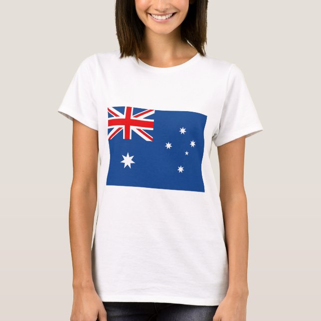 Camiseta Bandeira australiana (Frente)