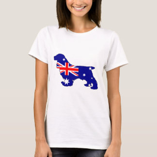 Camiseta Bandeira australiana - cocker spaniel